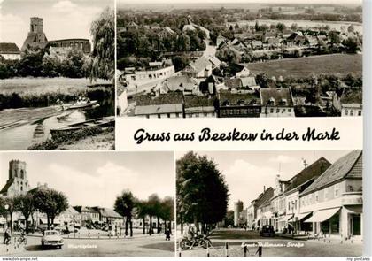 Beeskow Panorama Marktplatz Ernst Thaelmann Strasse