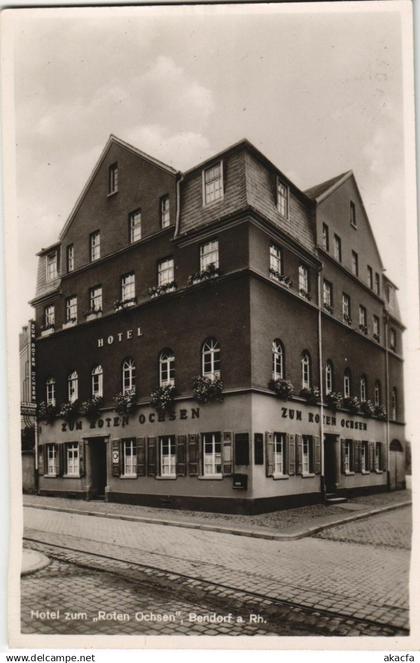 CPA AK Bendorf - Hotel zum Roten Ochsen GERMANY (1069139)