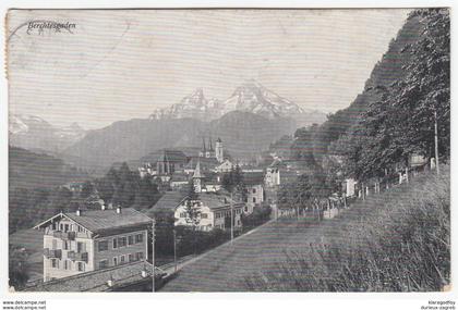 Berchtesgaden old postcard travelled 191? Berchtesgaden Pmk b170620