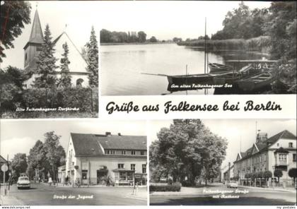 BERLIN  CITY Falkensee Strasse der Jugend Rathaus Falkenhagener See