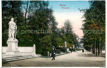 BERLIN  CITY Siegesallee Denkmaeler Statuen