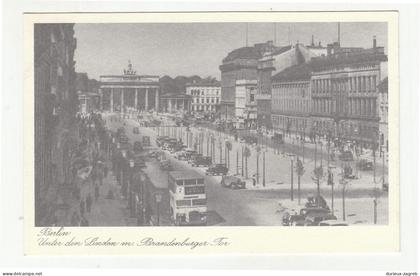 Berlin Unter den Lunden old postcard not posted b251210