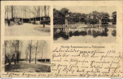 CPA Berlin Wedding, Plötzensee, Militär Schwimmanstalt