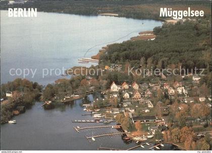 Mueggelsee Hafen Fliegeraufnahme