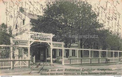 Ploetzensee BERLIN Restaurant Deutscher Kronprinz