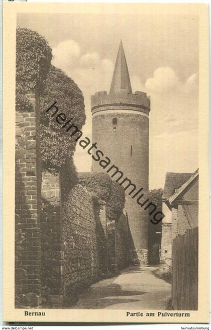 Bernau - Pulverturm - Verlag J. Goldiner Berlin