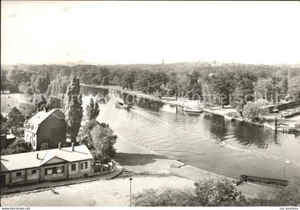 Bernburg Saale Blick auf die Saale