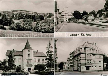 Lauter Bernsbach uebersicht Markt Rathaus