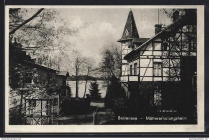 AK Bestensee, Müttererholungsheim mit Seeblick