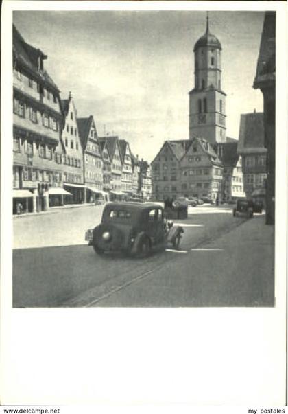 Biberach Riss Biberach Marktplatz ungelaufen ca. 1920