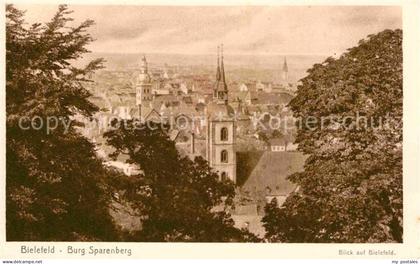 BIELEFELD  CITY Burg Sparrenberg Blick auf Bielefeld