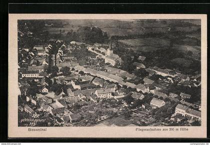 AK Biesenthal, Fliegeraufnahme des Ortes