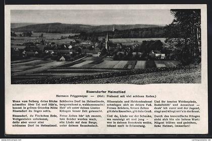 AK Bissendorf, Ortsansicht und Bissendorfer Heimatlied