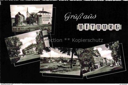 Bitburg Eifel Rheinland-Pfalz Teilansichten Strassenpartie Hotel
