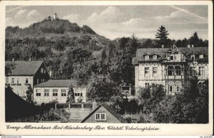 Blankenburg Harz Blankenburg Allianzhaus Erholungsheim