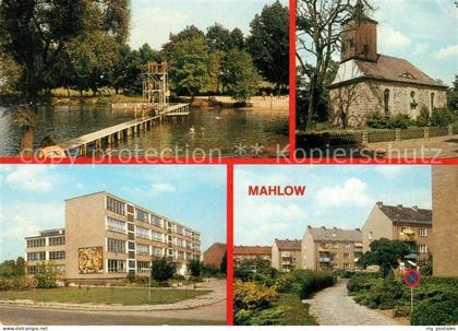 Mahlow Seebad Dorfkirche Herbert Tschaepe Oberschule Neubauviertel