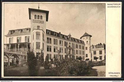 AK Böblingen /Württbg., Sanatorium Schönbuch