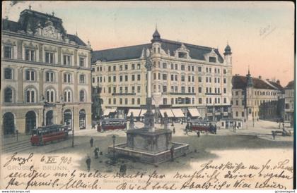 GRUSS AUS BRUNN    GROSSER PLATZ ECKE KRANFENGASSE