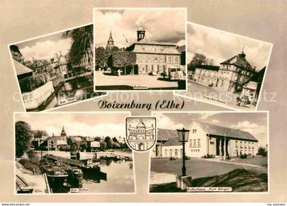 Boizenburg Am Wall Rathaus Krankenhaus Kulturhaus Kurt Buerger Hafen