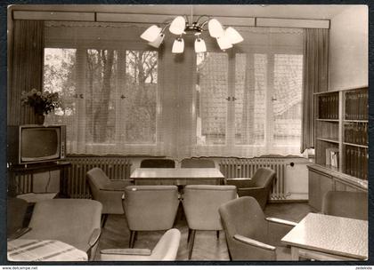 A6546 - alte Foto Ansichtskarte - Boltenhagen - Blindenkurheim Hasu Seeschlößchen - Lesezimmer