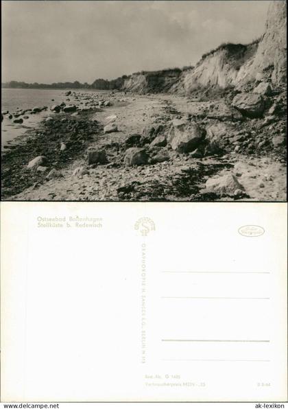 Ansichtskarte Boltenhagen Steilküste b. Redewisch 1964
