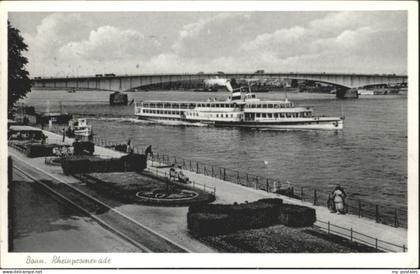 Bonn Rhein Bonn Rheinpromenade Dampfer