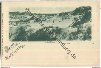 Borkum - Dünen - Gruss vom Nordseestrande - Verlag H. Th. Kretschmann Borkum