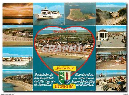 CPM Herzliche Gruss Nordseebad Borkum