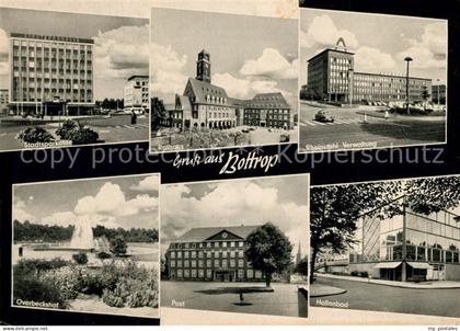 Bottrop Stadtsparkasse Rathaus Rheinstahl Verwaltung Overbeckshof Post Hallenbad
