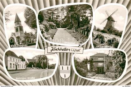 Kirchhellen Bottrop Kirche Ehrenmal Windmuehle Bottroper Strasse Gemeindeverwalt