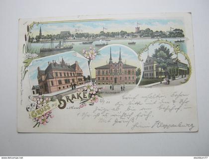 BRAKE   ,  Schöne Karte um 1900