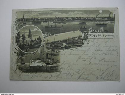 BRAKE   ,  Schöne Karte um 1901