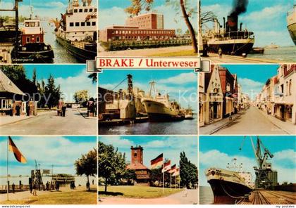 Brake Unterweser Weserpartie Hotel Kaserne Aussenkaje Schiffahrtsmuseum Pier Kre