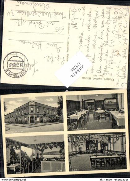 135225,Welzow Gasthaus Richter Feldpost 1940 Niederlausitz Spree Neiße