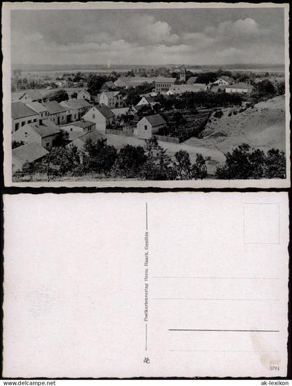 Ansichtskarte Deetz (Havel)-Groß Kreutz (Havel) Panorama-Gesamtansicht 1910