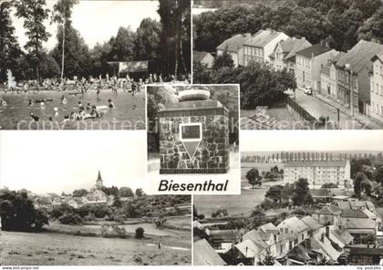 Biesenthal-Bernau Teilansichten Kirche Badestrand Denkmal Den Opfern des Faschis