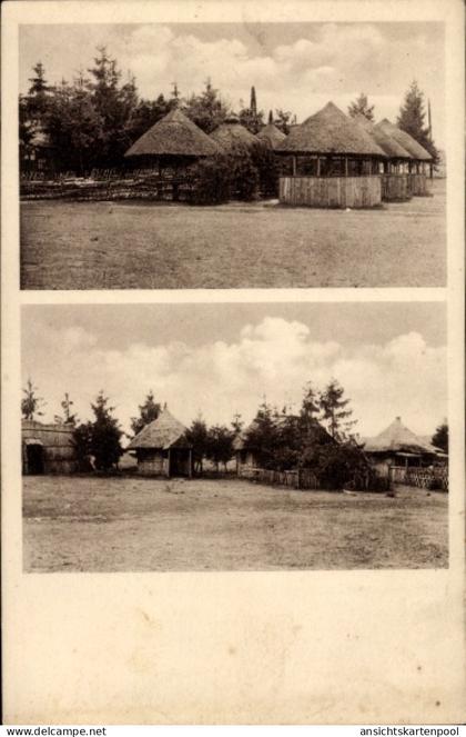 CPA Ahrensdorf Templin in der Uckermark, Neu-Afrika, Besitzer und Erbauer Robert Preußner