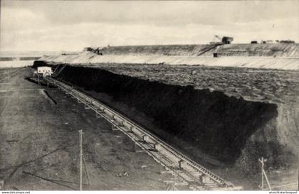 CPA Annahütte Schipkau in der Niederlausitz, Grube Heye 1 und 2, Tagebau