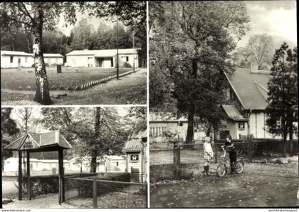 CPA Brieselang im Havelland, Jugendherberge Max Reimann, am Wald 24, Kinder mit Fahrrad