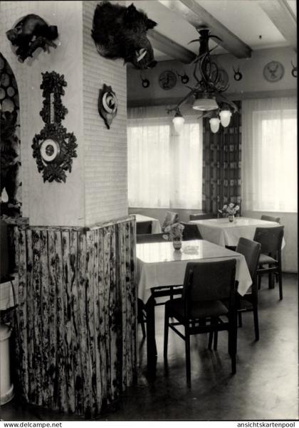 CPA Caputh Schwielowsee, HO Gaststätte Jägerklause Schwielowsee, Innenansicht
