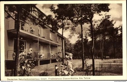 CPA Glasow Blankenfelde Mahlow, Deutsches Naturheilkrankenhaus GmbH, Prießnitzhaus