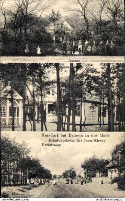 CPA Kersdorf Briesen in der Mark, Erholungsheim der Jesus-Kirche