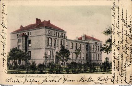 CPA Klettwitz Schipkau Brandenburg, Knappschaftskrankenhaus, Außenansicht