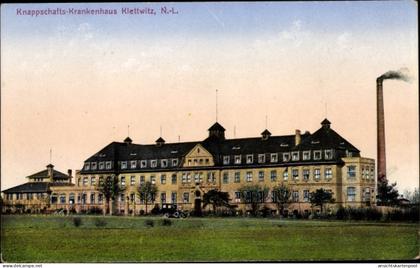 CPA Klettwitz Schipkau Oberspreewald Lausitz, Ansicht vom Knappschaftskrankenhaus