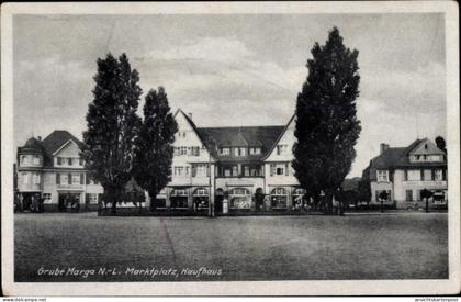 CPA Marga Brieske Senftenberg in der Niederlausitz, Marktplatz, Kaufhaus