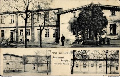 CPA Putlitz in der Prignitz, Restaurant Burghof