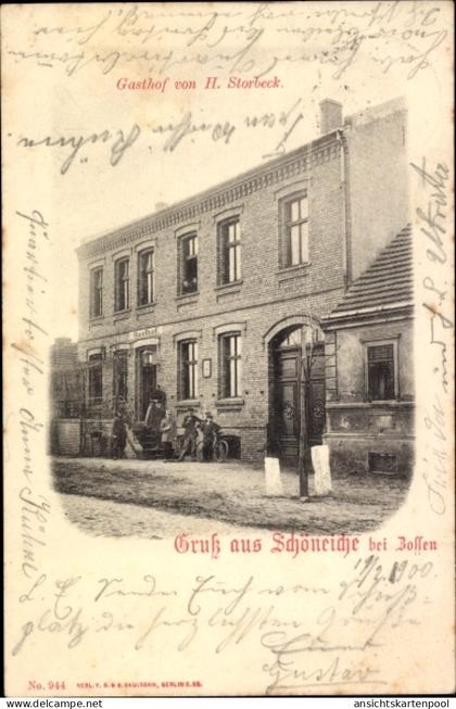 CPA Schöneiche Zossen in Brandenburg, Gasthof H. Storbeck