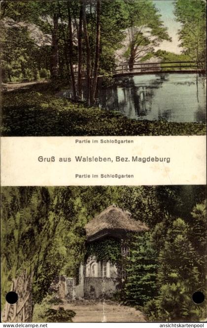 CPA Walsleben in der Mark, Partie im Schlossgarten
