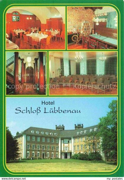 Luebbenau Spreewald Hotel Schloss Luebbenau Restaurant Turmbar Treppenhaus Konfe