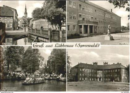 Luebbenau Spreewald Luebbenau Schule Heim x 1963